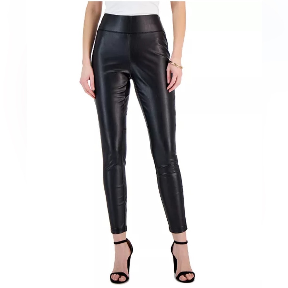 Black I.N.C. International Concepts
Women's Faux-Leather Skinny Pants Like NEW